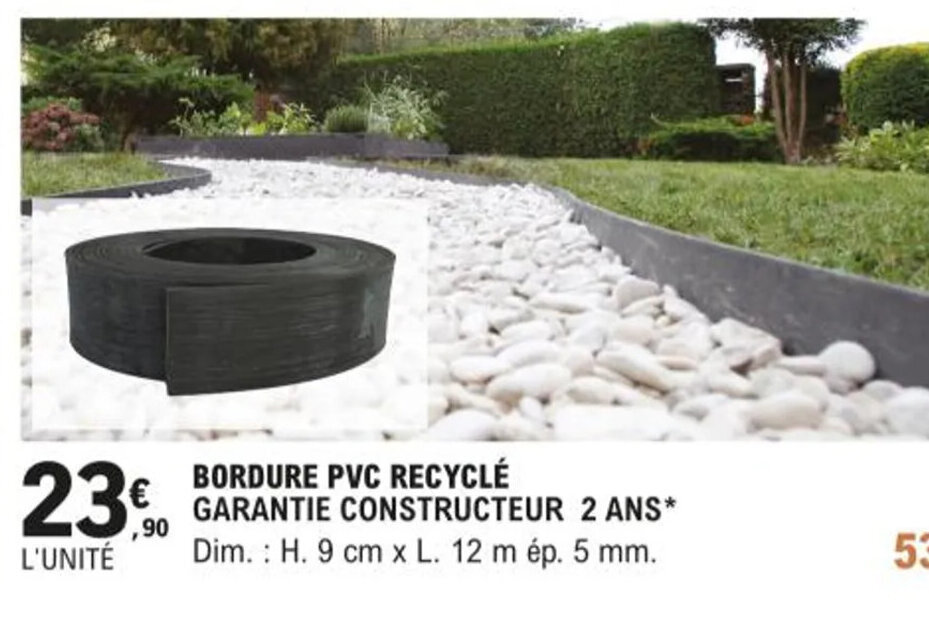 E.Leclerc Bordure PVC Recycle offre