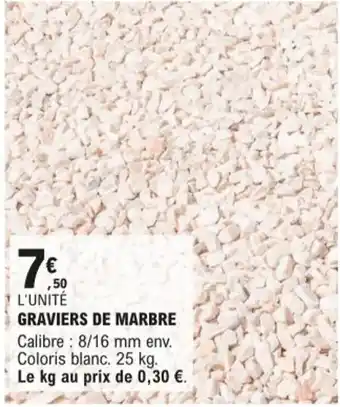 E.Leclerc Graviers de Marbre offre