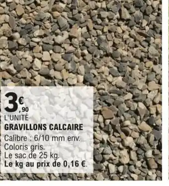 E.Leclerc Gravillons Calcaire offre