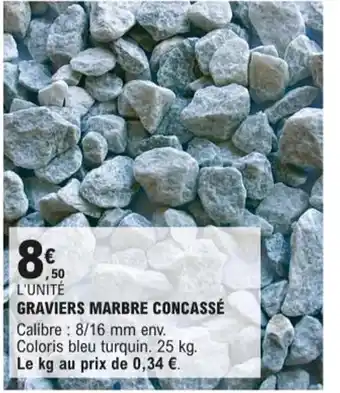 Graviers Marbre Concasse