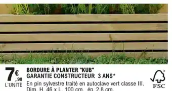 E.Leclerc Bordure a Planter Kub offre