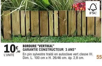 E.Leclerc Bordure Vertikal offre