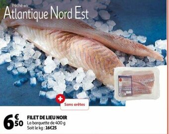 Auchan Filet de Lieu Noir offre