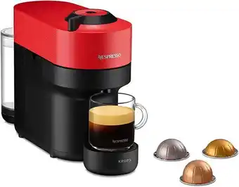 Amazon Krups nespresso, machine à café, cafetière à capsules, 4 tailles de tasses, expresso, café long, large choix de boissons, ... offre
