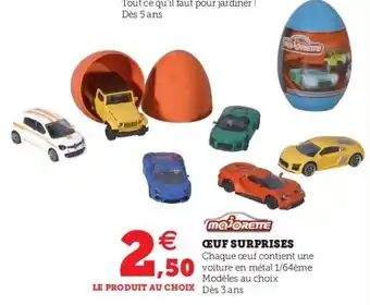 Super U Œuf Surprises offre