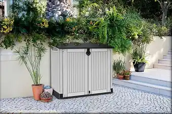 Castorama Keter coffre de rangement store it out midi 845 l offre