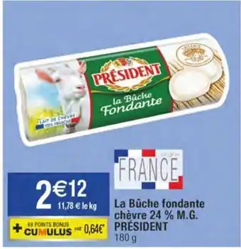 Migros Fromage de chèvres président offre