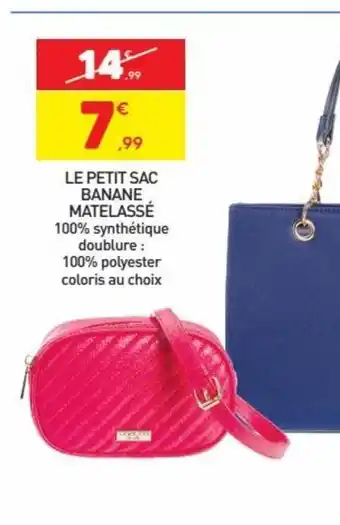 Stokomani Le Petit Sac Banane Matelasse offre
