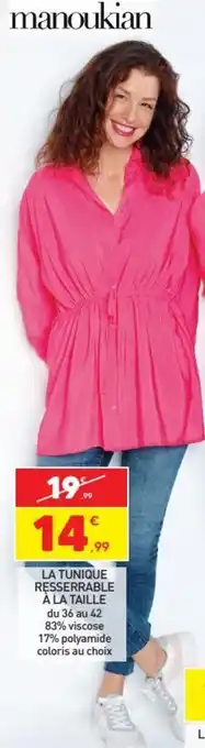 Stokomani La Tunique Resserrable A La Taille offre