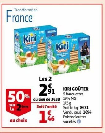 Auchan Kiri Goûter offre