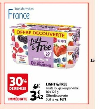 Auchan Light & Free offre