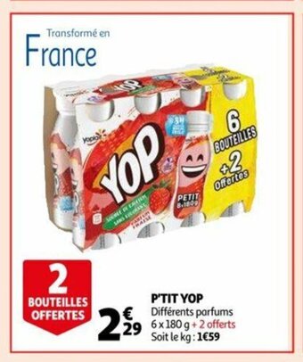 Auchan P'Tit Yop offre