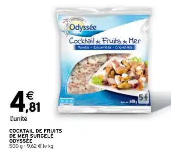 Intermarché Cocktail De Fruits De Mer Surgele Odyssee offre