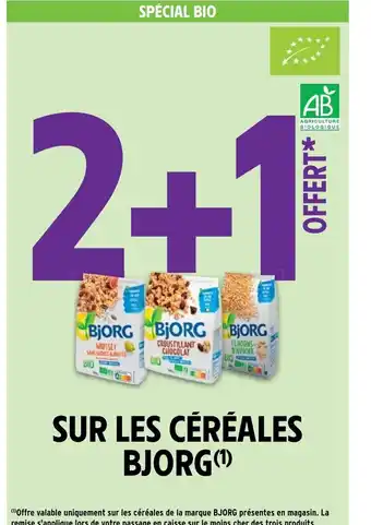 Intermarché Sur Les Céréales Bjorg offre