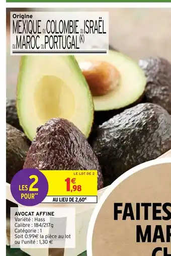 Intermarché Avocat Affine offre