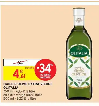 Intermarché Huile D'Olive Extra Vierge Olitalia offre