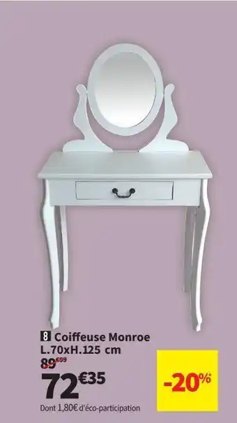 Conforama Coiffeuse offre