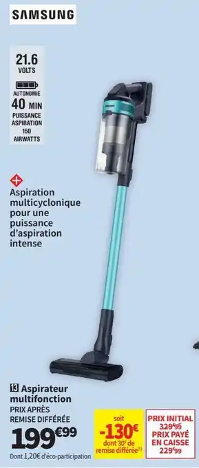 Aspirateur samsung