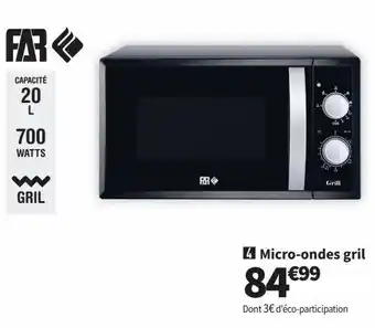Conforama Micro-ondes avec grill far offre