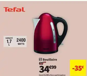 Conforama Bouilloire tefal offre