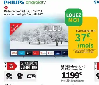 Conforama Téléviseur philips offre