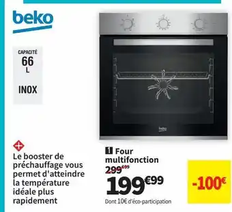 Conforama Four multifonctions beko offre