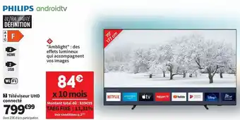 Conforama Téléviseur philips offre