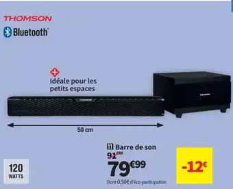 Conforama Barre de son thomson offre