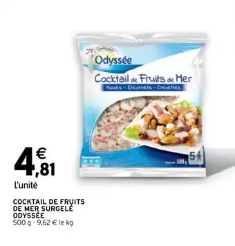 Intermarché Hyper Cocktail de fruits de mer surgelé ODYSSÉE offre
