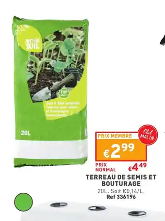 Trafic Terreau de semis et bouturage offre