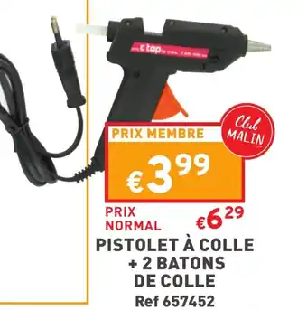 Trafic Pistolet à colle + 2 batons de colle offre