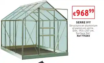 Trafic Serre ivy offre