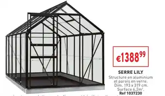 Trafic Serre lily offre