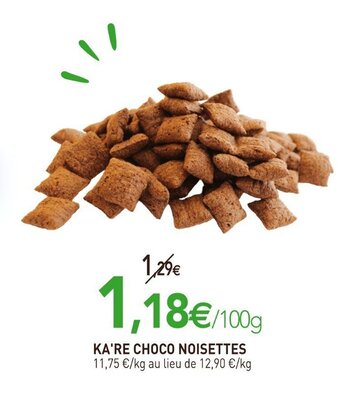 naturéO Ka're choco noisettes offre
