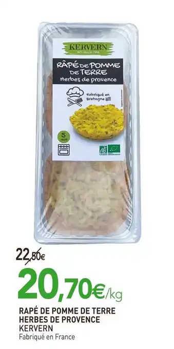 Rapé de pomme de terre herbes de provence
