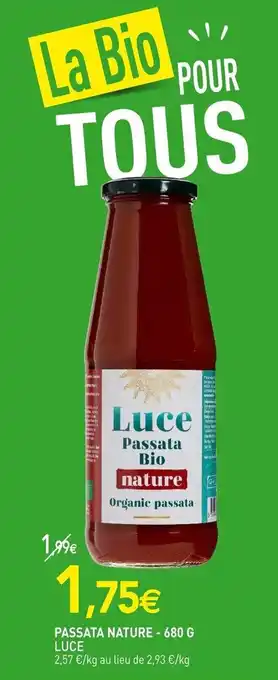 naturéO Passata nature - 680 G LUCE offre