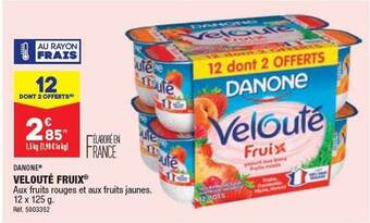 ALDI Danone velouté fruix offre