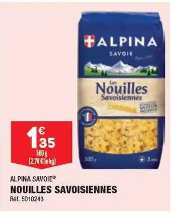 ALDI Nouilles savoisiennes alpina savoie offre
