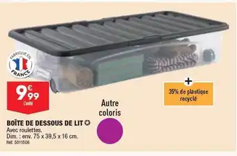 ALDI Boîte de dessous de lit offre