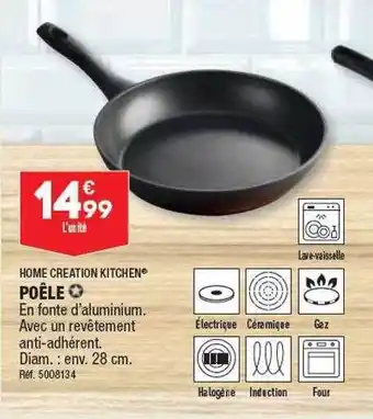 ALDI Poêle home creation kitchen offre