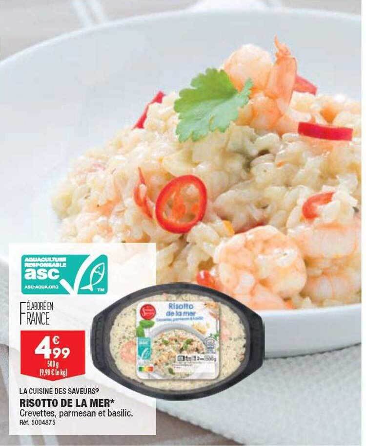 Promo Risotto de la mer la cuisine des saveurs chez ALDI