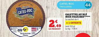 Hyper U Galettes au blé noir fraîches offre