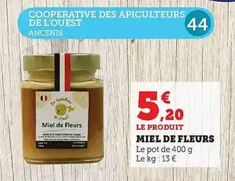 Hyper U Miel de fleurs offre