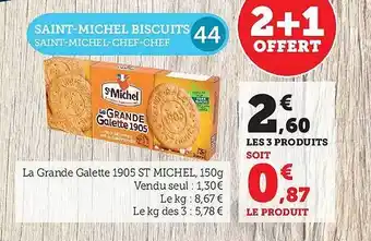 Hyper U La grande galette 1905 st michel offre