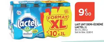 Maximarché Lait uht demi-écrémé lactel offre