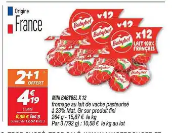 Netto Mini babybel x12 offre