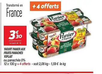 Netto Yaourt panier aux fruits panachés yoplait offre