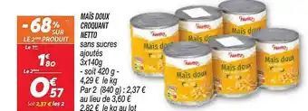 Netto Maïs doux croquant netto offre