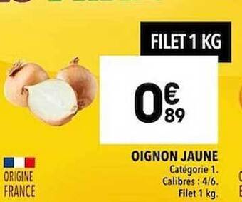 Supeco Oignon jaune offre