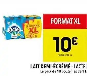 Supeco Lait demi-écrémé offre